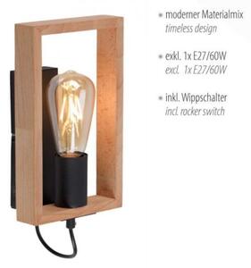 Leuchten Direkt 15654-18 - Nástěnné svítidlo FRANKY 1xE27/60W/230V