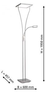 Leuchten Direkt 11722-55 - LED Stmívatelná lampa MARIAN LED/33W/230V + LED/3,6W