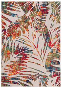 Makro Abra Moderní kusový koberec AVENTURA EC68A Palmové listy vícebarevný Rozměr: 120x170 cm