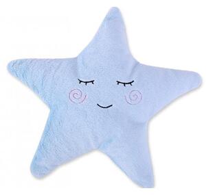 Dětský pokoj - Polštářek pro děti ve tvaru hvězdy modré barvy