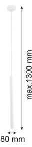 Argon 8066 - Lustr na lanku ETNA 1xG9/6W/230V bílá