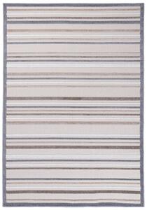 Makro Abra Moderní kusový koberec AVENTURA ED50B Proužky krémový Rozměr: 80x200 cm