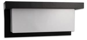 LED Venkovní nástěnné svítidlo se senzorem LED/12W/230V IP54 černá