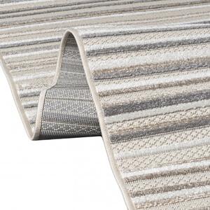 Makro Abra Moderní kusový koberec AVENTURA ED23C Proužky krémový Rozměr: 140x200 cm