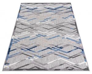 Makro Abra Moderní kusový koberec AVENTURA ED02A šedý modrý Rozměr: 160x230 cm
