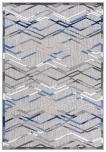 Makro Abra Moderní kusový koberec AVENTURA ED02A šedý / modrý Rozměr: 120x170 cm
