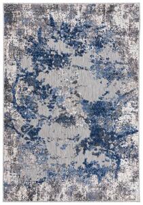 Makro Abra Moderní kusový koberec AVENTURA ED15A Abstraktní šedý / modrý Rozměr: 80x150 cm