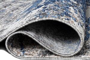 Makro Abra Moderní kusový koberec AVENTURA ED15A Abstraktní šedý / modrý Rozměr: 80x200 cm