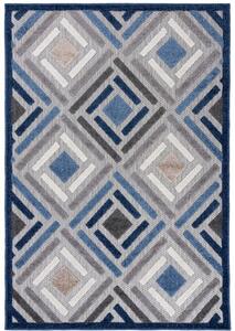 Makro Abra Moderní kusový koberec AVENTURA ED37A šedý modrý Rozměr: 80x200 cm