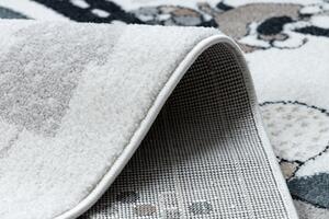 Makro Abra Dětský kusový koberec FUN Cesta zvířátka krémový Rozměr: 120x170 cm