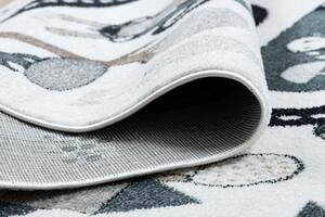 Makro Abra Dětský kusový koberec FUN Cesta zvířátka krémový Rozměr: 160x220 cm
