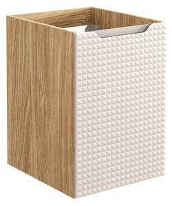 Comad Závěsná skříňka pod umyvadlo Luxor Beige II s deskou 120 cm béžový/dub olejovaný
