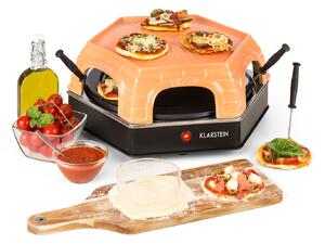 Klarstein Capricciosa, trouba na pečení pizzy, 1500 W, kryt z terakoty, funkce udržování teploty