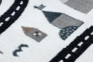 Makro Abra Dětský kusový koberec FUN Cesta zvířátka krémový Rozměr: 160x220 cm