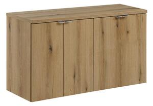 Comad Závěsná skříňka pod umyvadlo Nova Oak s deskou 100 cm dub evoke