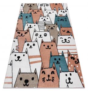Dywany Luszczow Dětský kusový koberec FUN Gatti, kočky, zvířata růžový Rozměr koberce: 160 x 220 cm