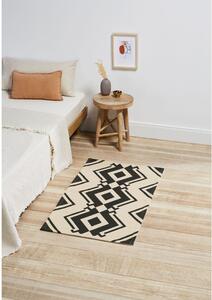 LIVARNO home Bavlněný koberec, 67 x 120 cm (černá/krémová) (100350673002)