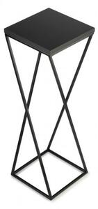 Stojan na květiny LOFT 70x24 cm černá