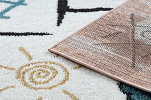 Makro Abra Dětský kusový koberec FUN Skákací panák růžový Rozměr: 160x220 cm