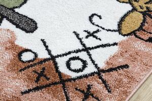 Makro Abra Dětský kusový koberec FUN Skákací panák růžový Rozměr: 180x270 cm