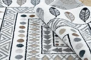 Makro Abra Dětský kusový koberec FUN Indiánské Teepee krémový Rozměr: 280x370 cm
