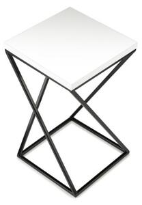 Stojan na květiny LOFT 40x24 cm černá/bílá