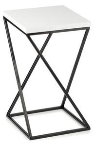 Stojan na květiny LOFT 40x24 cm černá/bílá