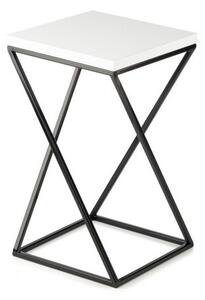 Stojan na květiny LOFT 40x24 cm černá/bílá