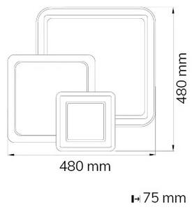 Wofi 11860 - LED Stmívatelné stropní svítidlo MOLA LED/36W/230V 3000-5500K + DO