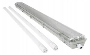 ECOLIGHT Hermetické svítidlo 120 cm + 2x zářivky PREMIUM - neutrální bílá