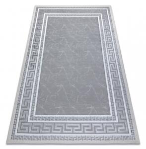 Makro Abra Moderní kusový koberec GLOSS 2813 27 Řecký vzor šedý Rozměr: 160x220 cm