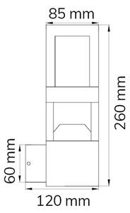 Wofi 12244 - LED Venkovní nástěnné svítidlo SIERRA LED/10W/230V IP54