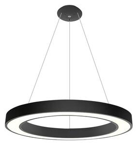 LED2 - LED Lustr na lanku SATURN LED/80W/230V 3000K pr. 80 cm černá
