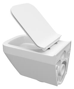 Cersanit Crea WC mísa závěsná hranatá se sedátkem CleanOn, bílá, S701-213