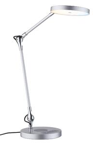 PAULMANN LED stolní lampa na psací stůl Numis CCT 11W stříbrná