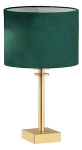 Argon 8106 - Stolní lampa ABBANO 1xE27/15W/230V mosaz/zelená