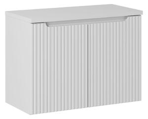 Comad Závěsná skříňka pod umyvadlo Nova White II s deskou 80 cm bílá