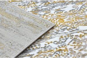 Makro Abra Moderní kusový koberec GLOSS 8487 63 Abstraktní zlatý / béžový Rozměr: 80x150 cm