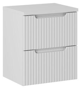 Comad Závěsná skříňka pod umyvadlo Nova White I s deskou 50 cm bílá