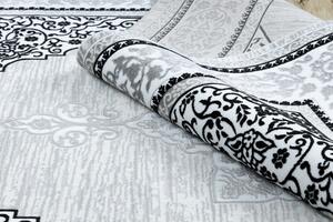 Makro Abra Kusový koberec klasický GLOSS 8490 52 Ornament slonová kost / šedý Rozměr: 80x150 cm