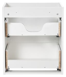 Comad Závěsná skříňka pod umyvadlo Nova White I s deskou 50 cm bílá/dub evoke