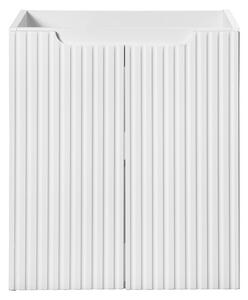 Comad Závěsná skříňka pod umyvadlo Nova White II s deskou 50 cm bílá/dub evoke