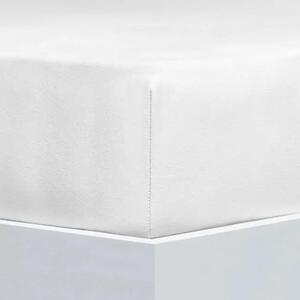 Prostěradlo Florella Avance Jersey 45 Weiss Basic Bílá 90-100x200 cm