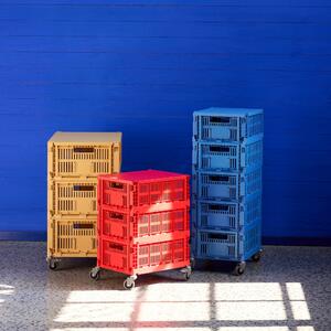HAY Úložný box Colour Crate M, Electric Blue
