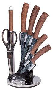 BERLINGERHAUS Sada nožů ve stojanu s nepřilnavým povrchem 8 ks Original Wood BH-2836