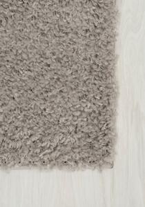 Makro Abra Kusový shaggy koberec jednobarevný SOHO P113A šedý Rozměr: 70x200 cm