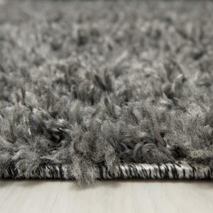 Makro Abra Kusový shaggy koberec jednobarevný SOHO P113A šedý 2 Rozměr: 70x250 cm