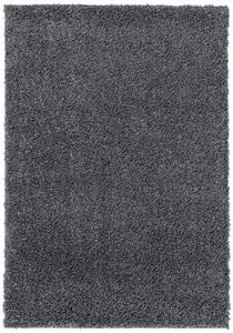 Makro Abra Kusový shaggy koberec jednobarevný SOHO P113A šedý 2 Rozměr: 120x170 cm