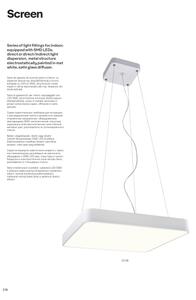 Redo 01-1124 - LED Lustr na lanku SCREEN LED/48W/230V 3000K