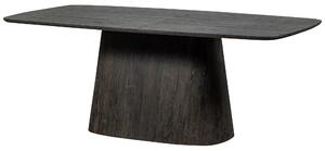 Jídelní stůl LEAH tmavě hnědý 200x105 cm WOOOD